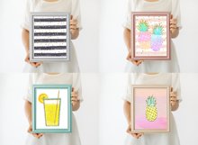 Frame bundle mockup, Collection of Frame, mock up download, modern digital frame, Scandinavian style Product Mockup, Empty Frame Stock Photo Product Image 2