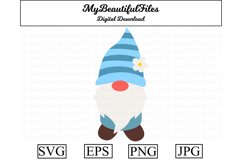 Spring Gnome SVG - Gnome SVG, EPS, PNG and JPG Product Image 1