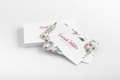 Floral Minimalist Business Card Template Product Image 10