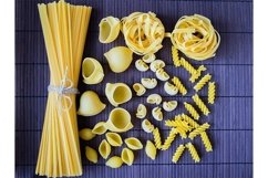 Stock Photo - Set of pasta of various types Product Image 1