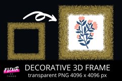 3D FRAME Clipart Product Image 1