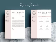 Professional Creative Resume Template - Alice Morgan - Free Design of The Week Product Image 7