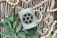 Floral Mandala SVG | Sunflower SVG Mandala Design Product Image 7