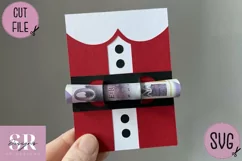 Mrs claus Money card | Paper cutting | Christmas Money card Product Image 3