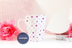 Latte Mug Mockup Valentine's Day PSD & JPG full wrap Product Image 2
