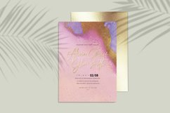 Phone Case, Gold Ink & Watercolor Backgrounds Product Image 6