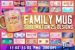 Family Mug Quotes Sublimation | Coffee 11 Oz | 15 Oz v.1 Product Image 1