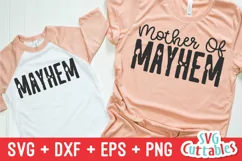 Mom SVG | Mother Of Mayhem | Shirt Design Product Image 1