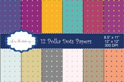 PolkaDots digital pattern / PolkaDots paper Product Image 1