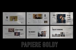 Papiere Goldy Creative Keynote Product Image 2