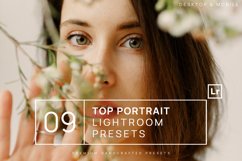 9 Top Portrait Lightroom Presets &amp; Mobile Product Image 1