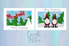 Layered Christmas cards, Card Making, Snowman and Gonk Product Image 1