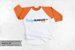 Raglan Shirt Mock up for Halloween / Fall Product Image 1
