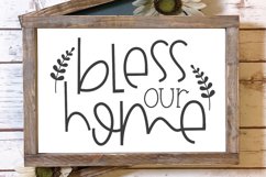 Bless our Home SVG DXF PNG Cut File Product Image 2