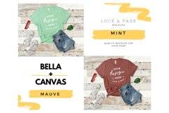 Bella Canvas 3001 Bundle T-Shirt Mockup Flat Lay Collection Product Image 3