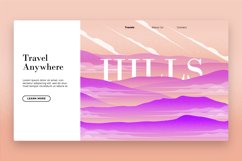Mountain Banner &amp; Landing Page Product Image 1