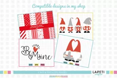 Valentines Day Truck with Gnomes SVG, PNG, EPS Product Image 3