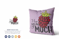 I Love You Berry Much SVG | I Love you SVG Product Image 1