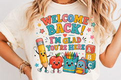 Back to School Sublimation Design,Teacher PNG Product Image 4