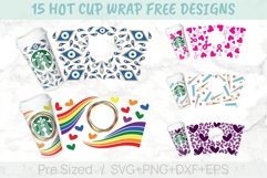 16oz Easter Starbucks Hot Cup Svg, Easter Bunny, Cute Rabbit Product Image 3