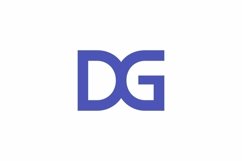 DG logo design vector template Product Image 1