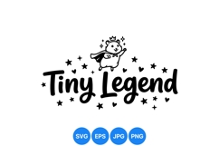 Cute Tiny Legend Svg Design For Kids Product Image 1