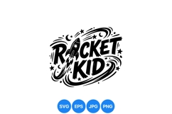 Rocket Kid Space Vector Design For Kids Product Image 1