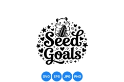 Cute Hamster Holding Seed With Fun Phrase Design Product Image 1