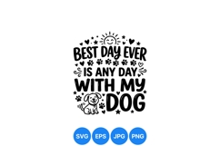 Cute Dog Lover SVG Design For Pet Lovers Product Image 1