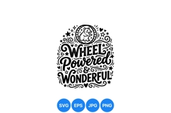 Hand Drawn Hamster Wheel Running Vector Design Product Image 1