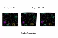 Palm leaves tumbler ,20 oz skinny tumbler sublimation Product Image 2