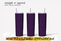 Palm leaves tumbler ,20 oz skinny tumbler sublimation Product Image 1