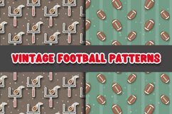 Vintage Football Digital Papers Patterns Product Image 3