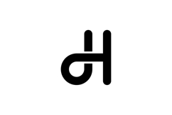 DH Logo Design. DH Product Image 1