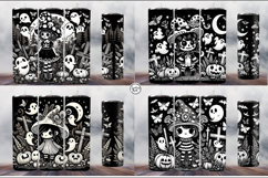 4 Zombie Doll Tumbler Wrap Sublimations, 20 oz Product Image 2
