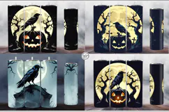 Raven Tumbler Sublimation, 20 oz Tumbler Wrap Product Image 2