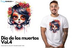 Dia de los muertos Vol.4, boho, watercolor Product Image 1