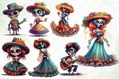 Dia de los Muertos Skeleton Sublimation Product Image 3