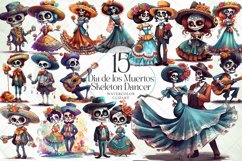 Dia de los Muertos Skeleton Sublimation Product Image 1