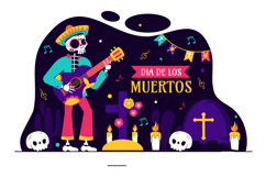 10 Dia de los Muertos Illustration Product Image 4