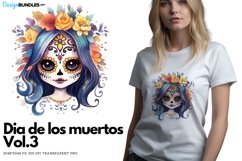 Dia de los muertos Vol.3, boho, watercolor Product Image 1