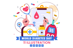 11 World Diabetes Day Illustration Product Image 1