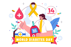 11 World Diabetes Day Illustration Product Image 4