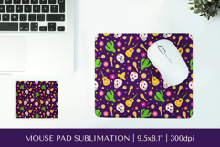 Dia De Los Muertos mouse pad sublimation design 04 Product Image 1