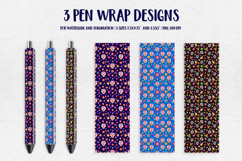 Dia De Los Muertos Pen Wrap Sublimation or Waterslide 010 Product Image 1
