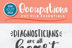  Diagnosticians are all heart - Create cute shirts and tote bags with this diagnostician svg file for Cricut