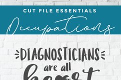 Create cute shirts and tote bags with this diagnostician svg file for Cricut or Silhouette