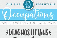 Create cute shirts and tote bags with this diagnostician svg file - perfect for Cricut or Silhouette machines