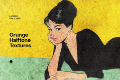 Diagonal Grunge Halftone Textures Product Image 1