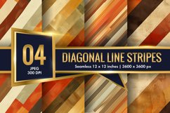 Diagonal Pattern Seamless Texture Striped Line Digital Paper Product Image 1